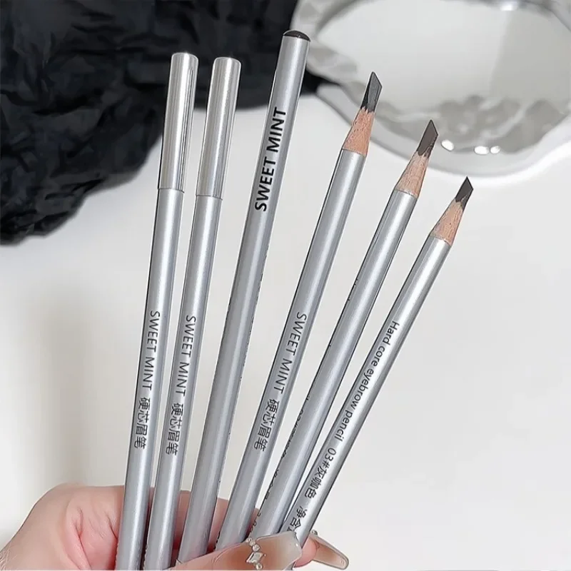 Firm Texture Smooth Strokes No Caking Clear Wild Brows Beginner Friendly Eyebrow Enhancers Sweet Mint Hard Core Eyebrow Pencil