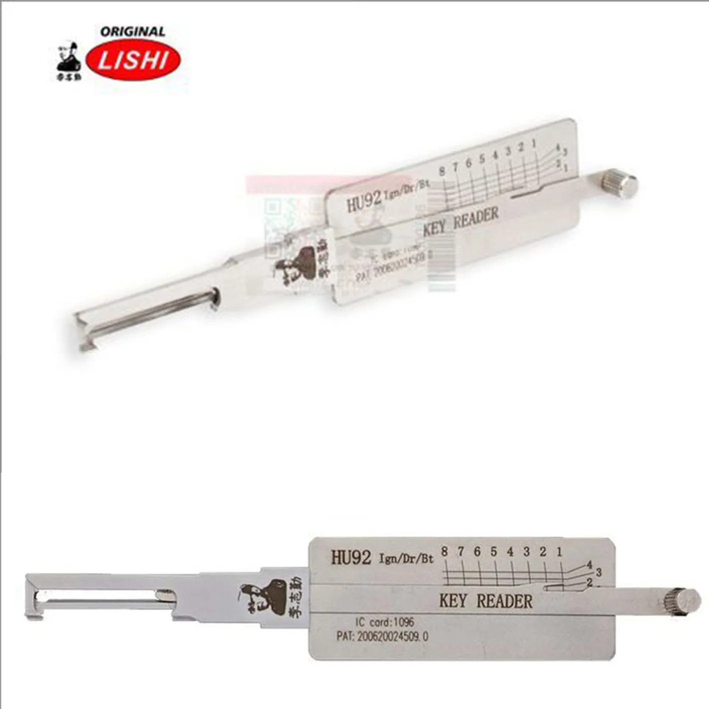 LISHI Auto. Pick - FOR BMW - Suits Keyways BM-6 (HU92) - DECODER Only - (Pre 2006) - IGN/DR/BT *Anti - Glare*