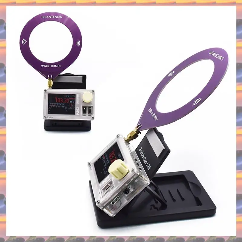 

(Flash Sale) TEF6686 Full Band Radio FM/LW/MW/SW Portable DSP Radio Rechargeable 2.0 Inch IPS Screen ESP32 Radio