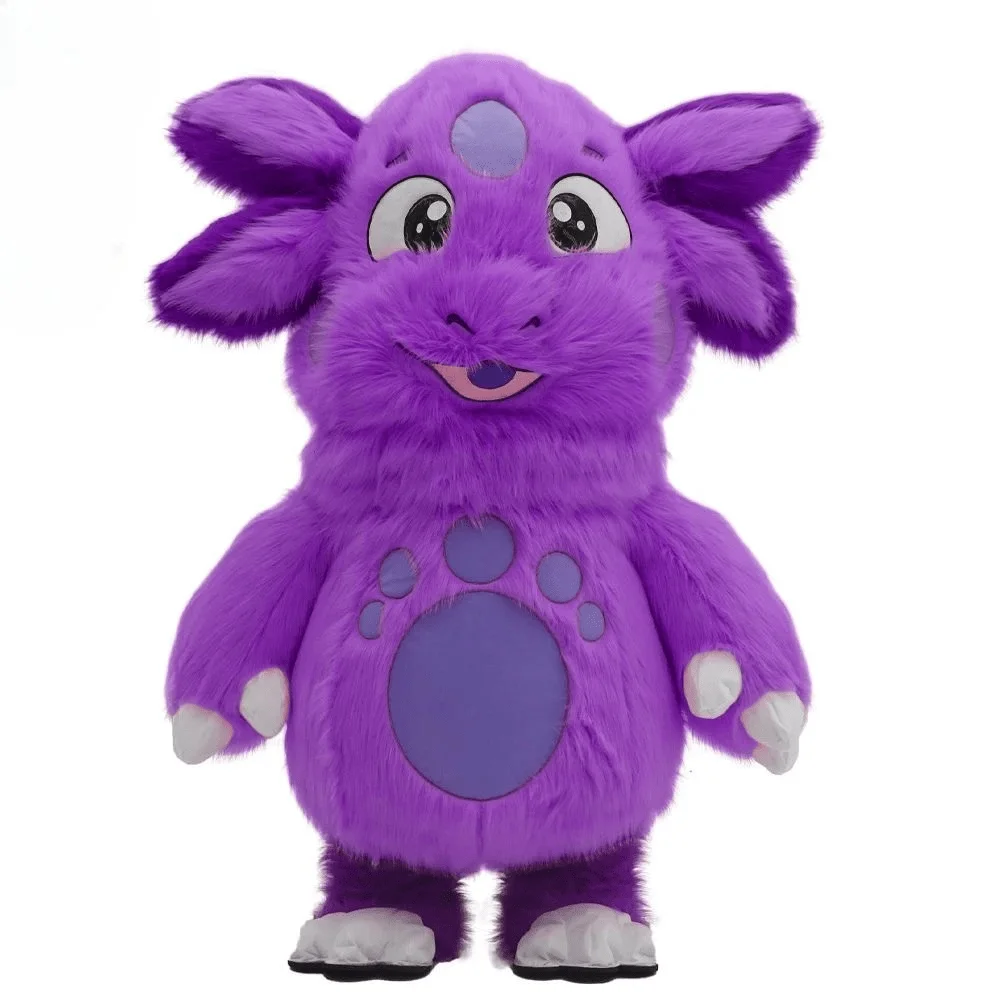 

Miniso плюшевый надувной костюм талисмана Munzy Moon Baby Blow Up наряды на Хэллоуин, Рождество, нарядное праздничное платье для взрослых