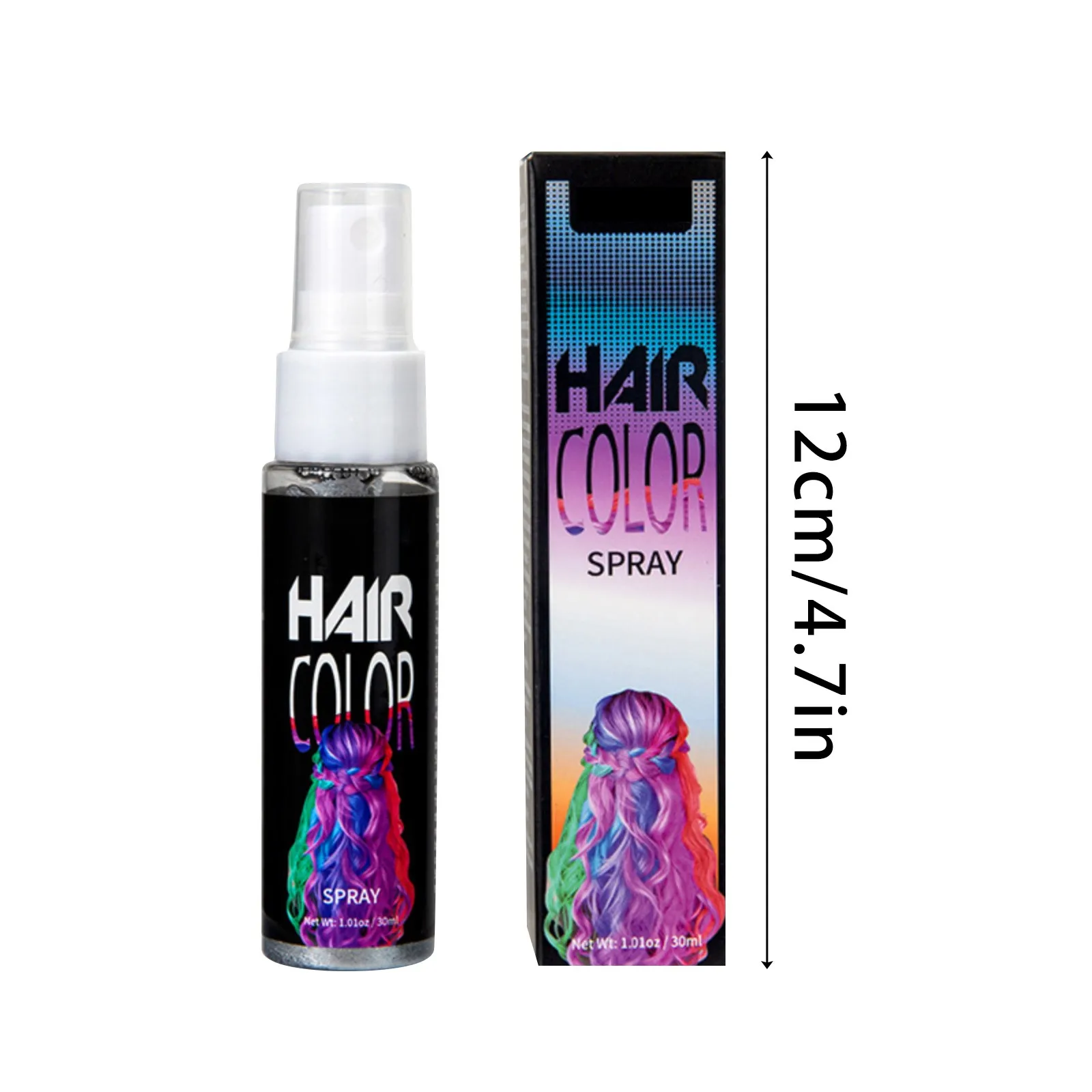 30ml Hair Color Spray Temporary Hair Color Spray Timesave Diy Hair Color Spray, Hair Color Spray Halloween Hair Spray