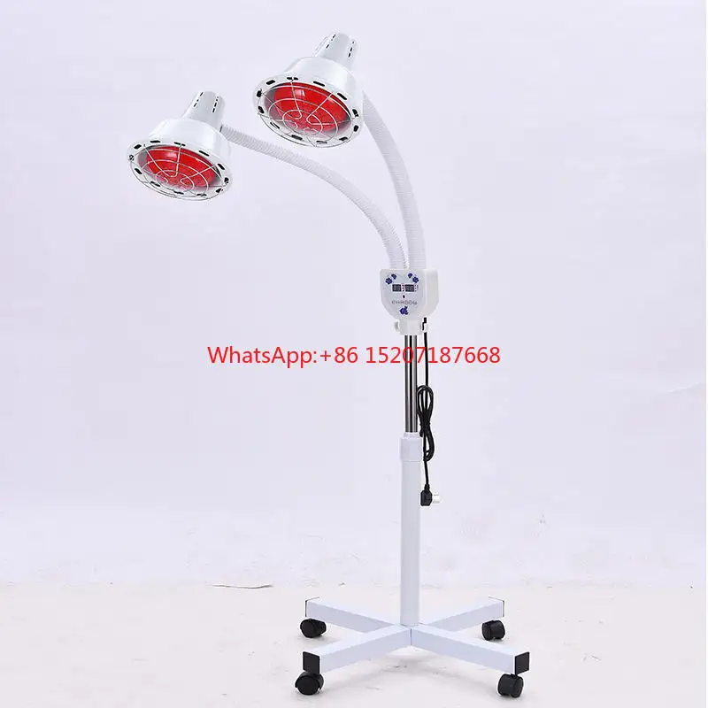 Double Infrared Light Therapy Lamp 275W Near Infrared Therapy Lamp for Body or Pain with Stand Therapy Device