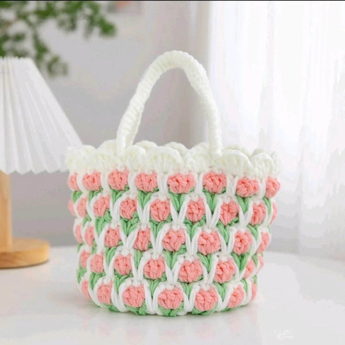 Borsa tessuta a mano Tulip Needle Hook pacchetto per maglieria moda popolare corrispondenza dei colori