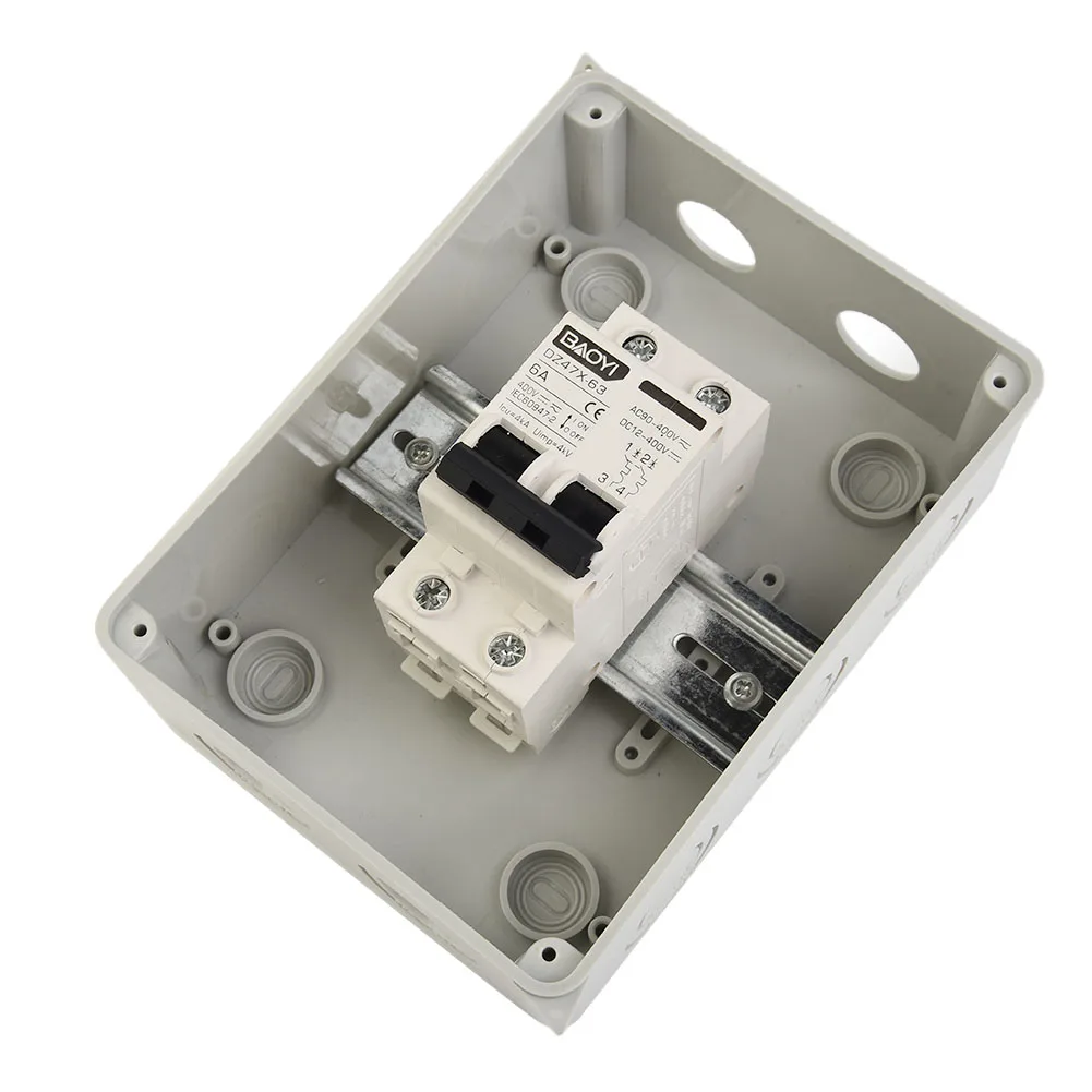 

Водонепроницаемый автоматический выключатель постоянного тока, изоляционный выключатель солнечной системы для фотоэлектрической разъединительной коробки, в комплект входит 1 * солнечный выключатель