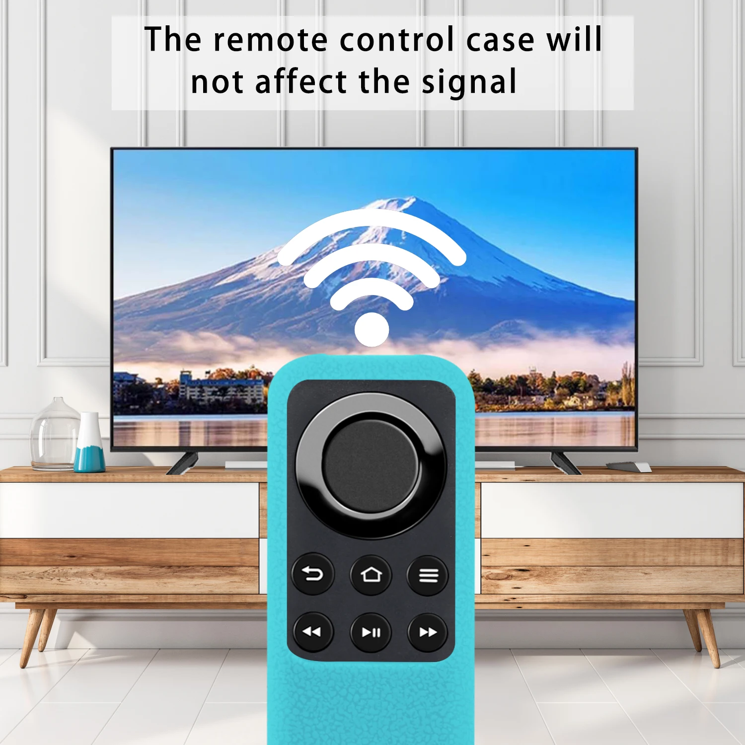 Funda de silicona colorida apta para reproductor Amazon Fire TV Stick CV98LM YMX-01, funda protectora lavable y agradable para la piel a prueba de golpes