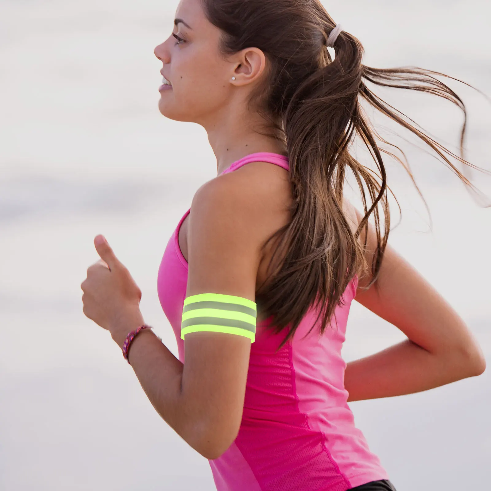 

10Pcs Reflective Armband Multifunctional Running Cycling Hiking Safety Accessory High Visibility Outdoor Gear