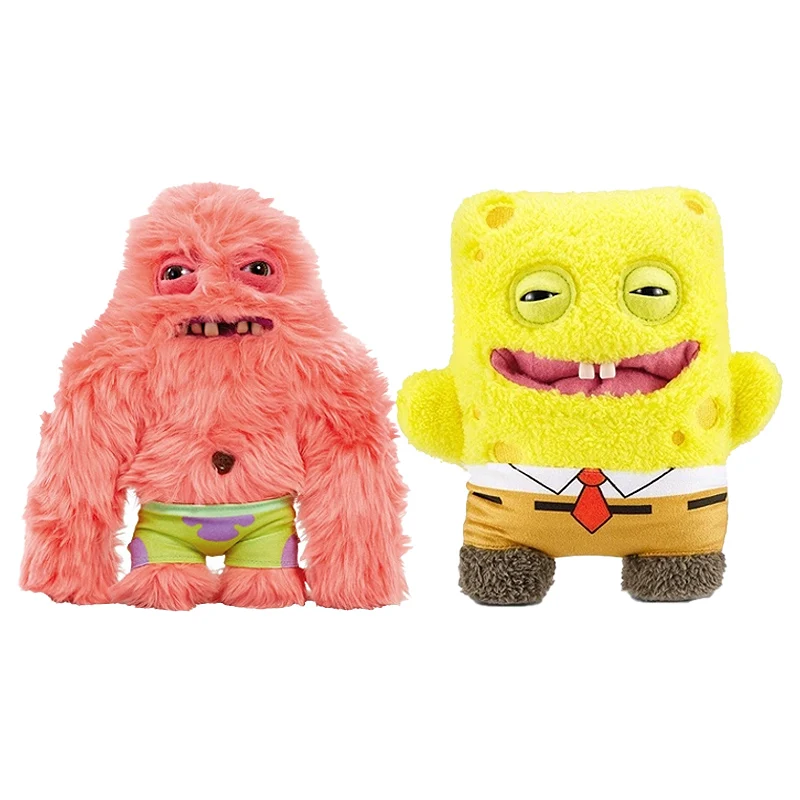 فوجلر باتريك ستار ألعاب من القطيفة 22 سنتيمتر الأصلي القبيح الوحش سبونجبوب سكوير لطيف الأسنان الوحش ملء أفخم الدمى اللعب الهدايا #5