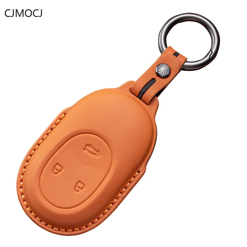 For 2023 NIO ES6 ET5 EC6 ES8 ET7 ES7 EC7 Key Case Cover Bag , Leather Car Key Fob Shell, Luxury Smart Keychain, NIO Accessories