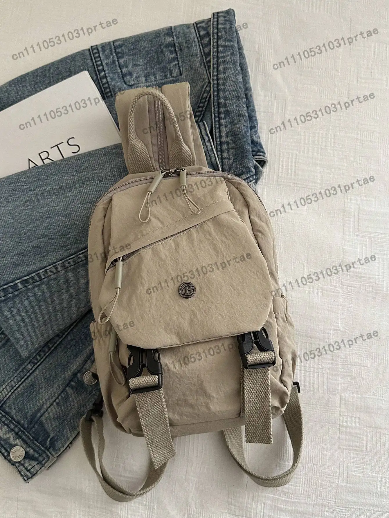 4pcs/Pack Versatile Women Shoulder Bag, Multi-Function Crossbody Bag, Two-Way Backpack, Minimalist Front Pockets Suitable For Ou