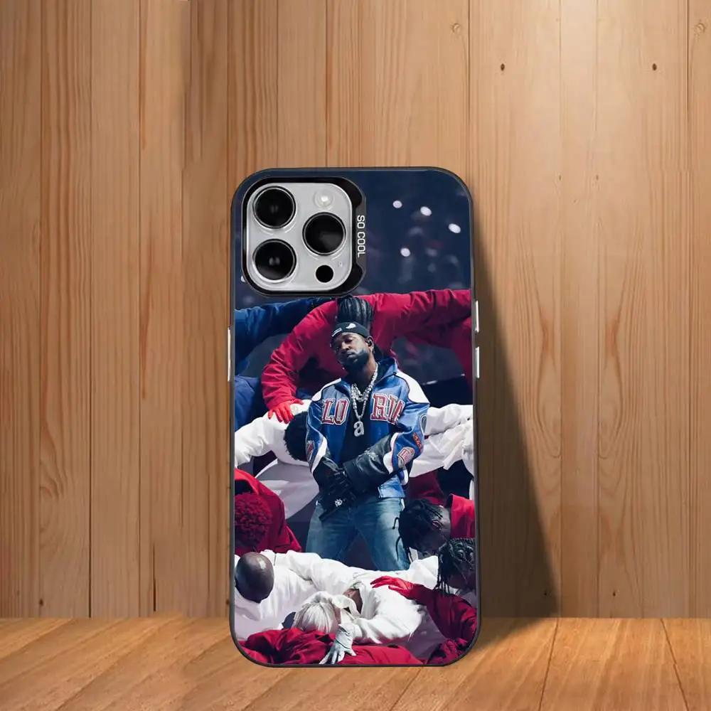 Funda de teléfono K-Kendrick L-Lamar para iPhone 17,16,15,14,13,12,11, Mini,Pro,SE,MAX, funda blanca mate a prueba de golpes