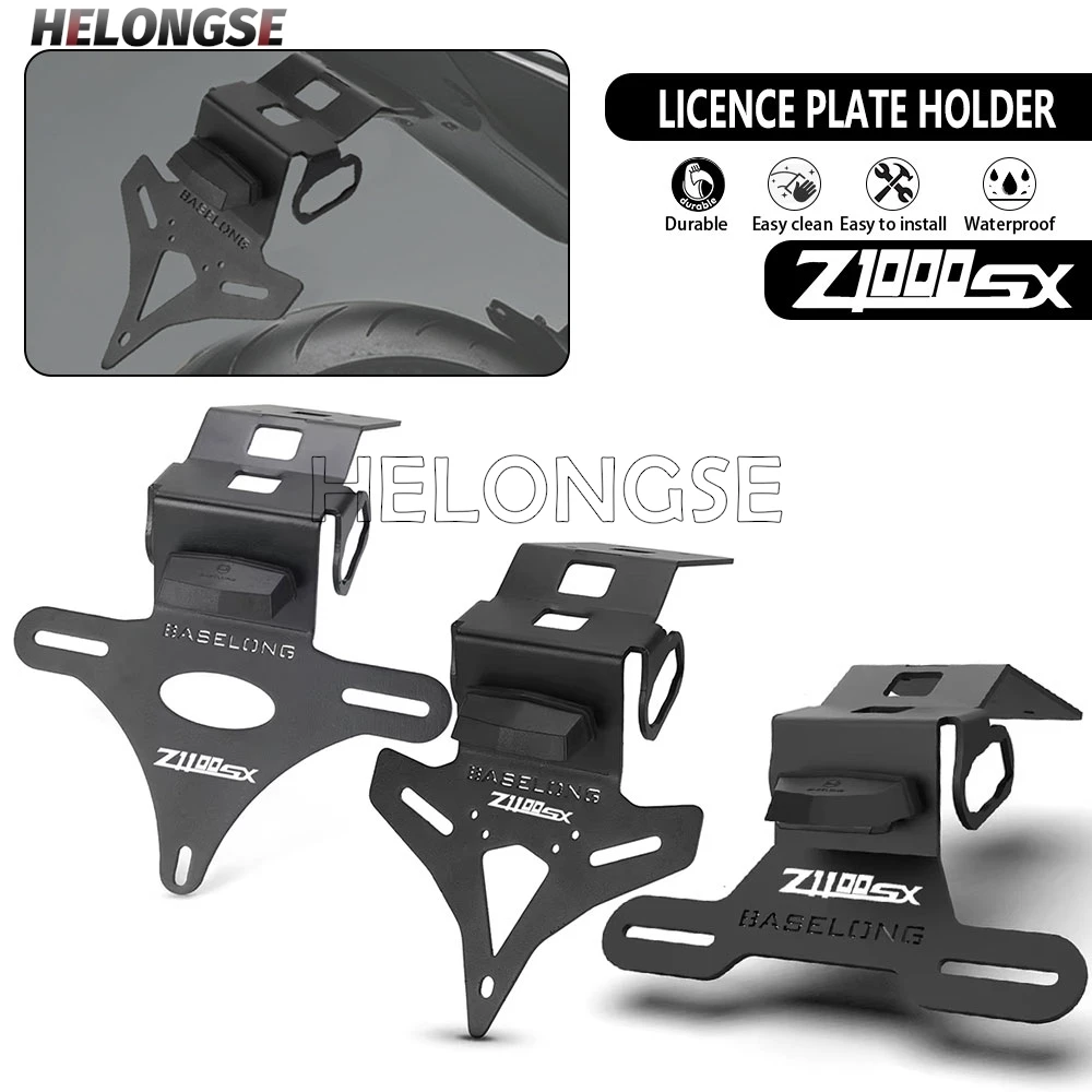 Rear Tail Tidy License Plate Holder Fender Eliminator Bracket Kit For KAWASAKI NINJA 1000 1100 SX Z1100SX 2025 2026 Z1000SX 2027