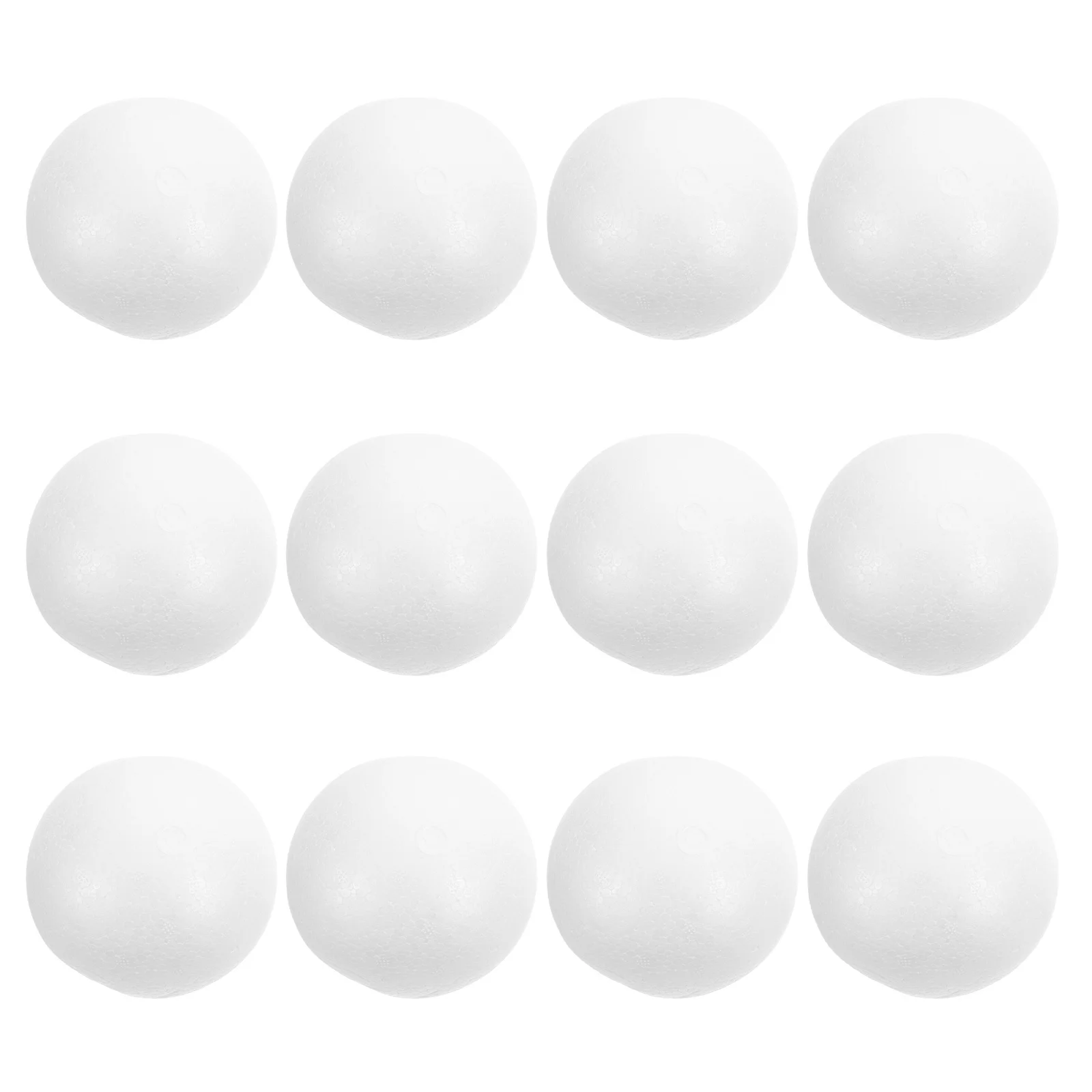 12 stuks schuimballen massief 10 cm knutselbenodigdheden voor kinderen doe-het-zelf schilderen doe-het-zelf ornament gladde plastic kerstballen voor schoolkerk