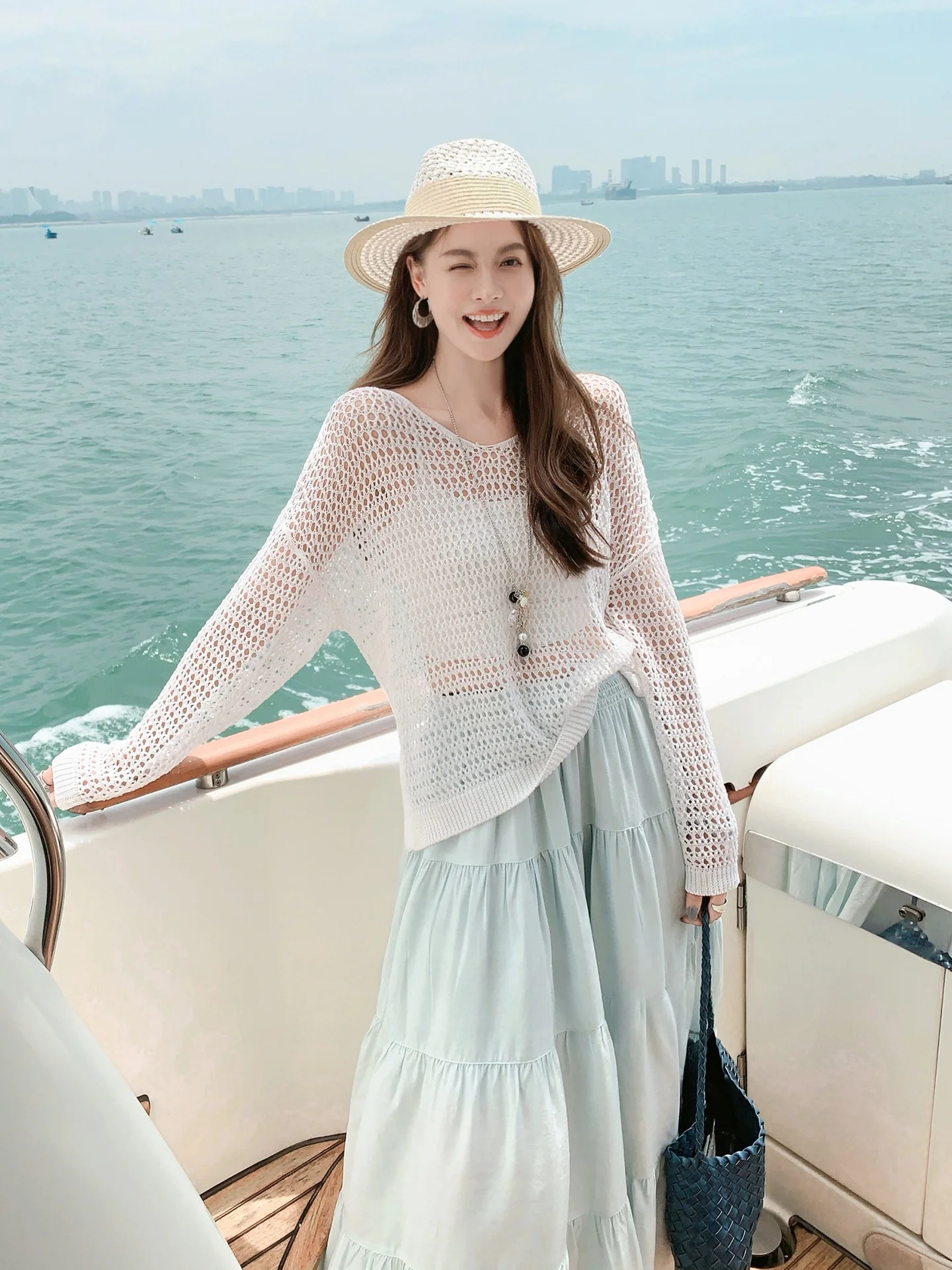 

Топ из пузырчатого трикотажа MeiYang с длинным рукавом, прозрачный, из шелкового лиоцелла, для офиса и повседневной носки, свободный крой, V-образный вырез, укороченный