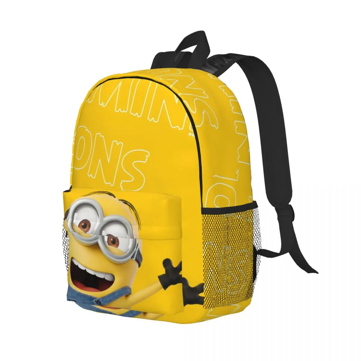 Minions Printed Lightweight Casual Schoolbag For School, Outdoor, Shopping, Office 15inch