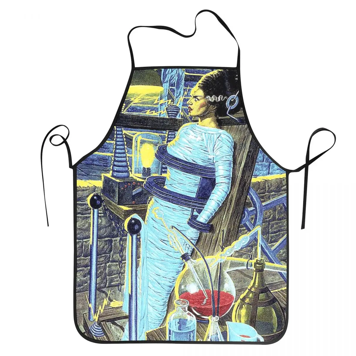 The Bride Of Frankenstein Poster Horror Movie Aprons Chef Baking Tablier Waterproof Bib Kitchen Cleaning Pinafore for Women Men