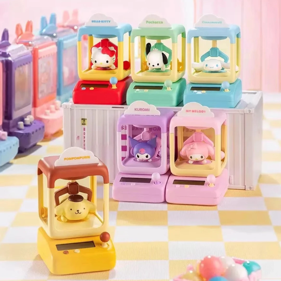 

Персонажи Sanrio НЛО Ловец с подсветкой ‌ Коготь-машина, слепая коробка, игрушка Hello Kitty My Melody Kuromi Pochacco, фигурка, подарки для детей