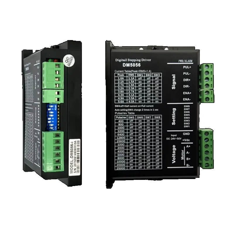 

2026 New 2 Phase DC 2.1A-5.6A 24V-50V 42mm 57mm 86mm Differential Signal Stepper Step Motor Driver Controller For Sewing