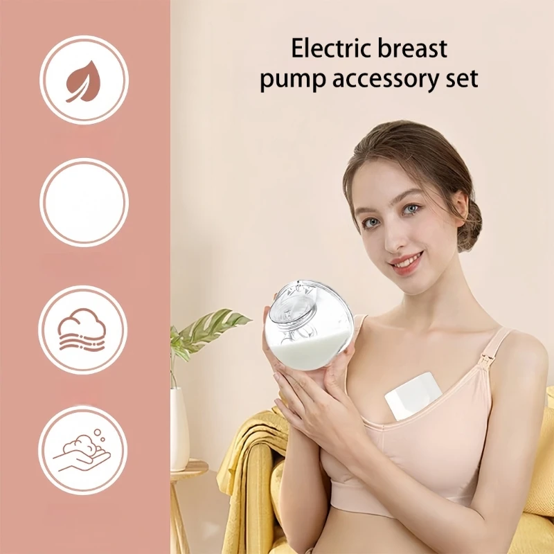 

24/27mm Flange Milk Collector Cup for S12 Breast Parts Include Duckbill Valves Flange Diaphragm Linker 15UB