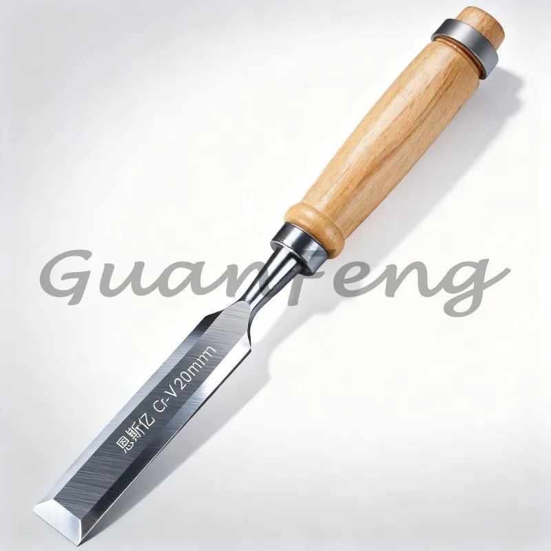 Woodworking chisel wood chisel chisel knife flat shovel beech handle flat   semicircular    woodworking tool set