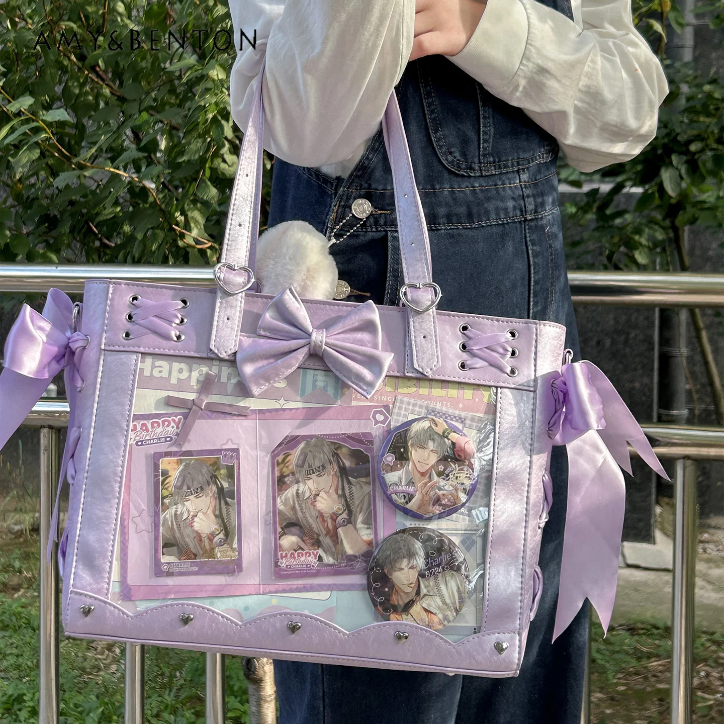 

Original Subculture Punk Daily Shoulder Bag College Style Sweet Large Capacity Itabag Commuting Versatile Fashion Crossbody Bag