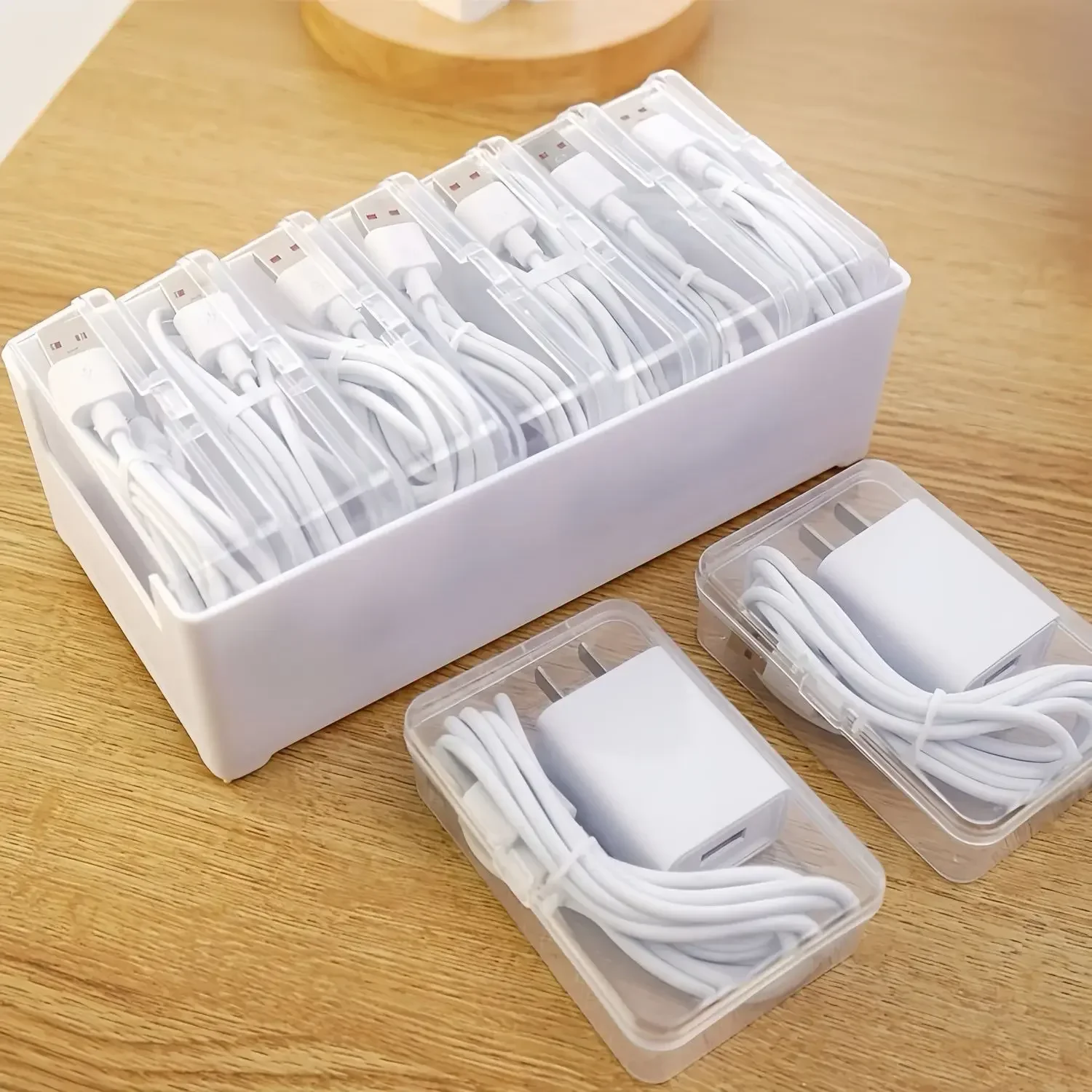 Multi-Functional Data Cable Storage Box Set Drawer Type Nail Art Miscellaneous Items Organizer Plastic Jewelry Storage