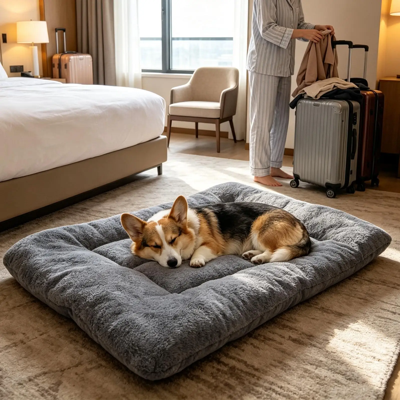Cat Bed Extra Large Soft Thickened Rectangular Cushion Kennel Pad For Small Medium Large Breed Home Entryway Floor Crate Couch