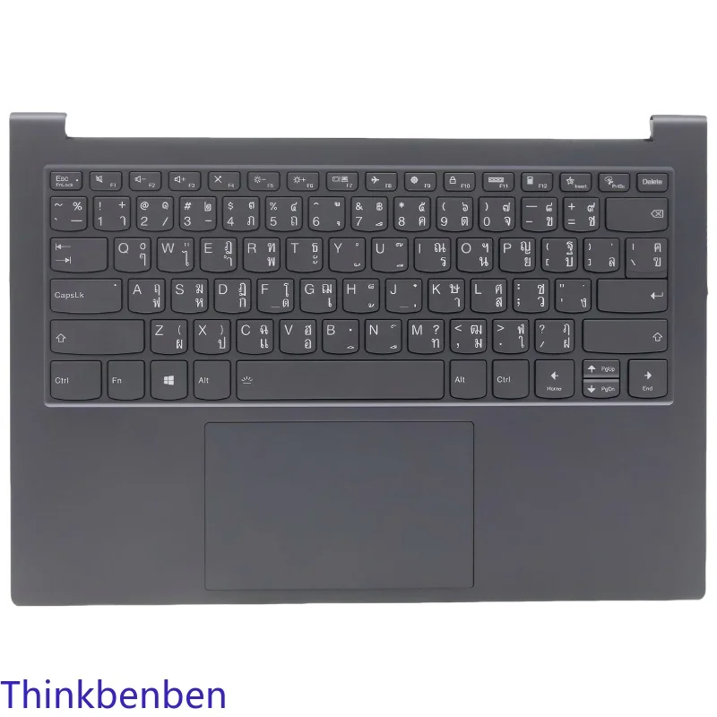 TH Thai Slate Grey Keyboard Upper Case Palmrest Shell Cover For Lenovo Yoga Slim 7 Pro 14 14IHU5 14ITL5 14ACH5 14ARH5 5CB1D66541