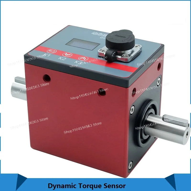 DYN-200 Rotary Torque Sensor with 0.1-100 N.M Range, 5000RPM Torque Transmitter with RS485 Output for Online Computer Monitoring