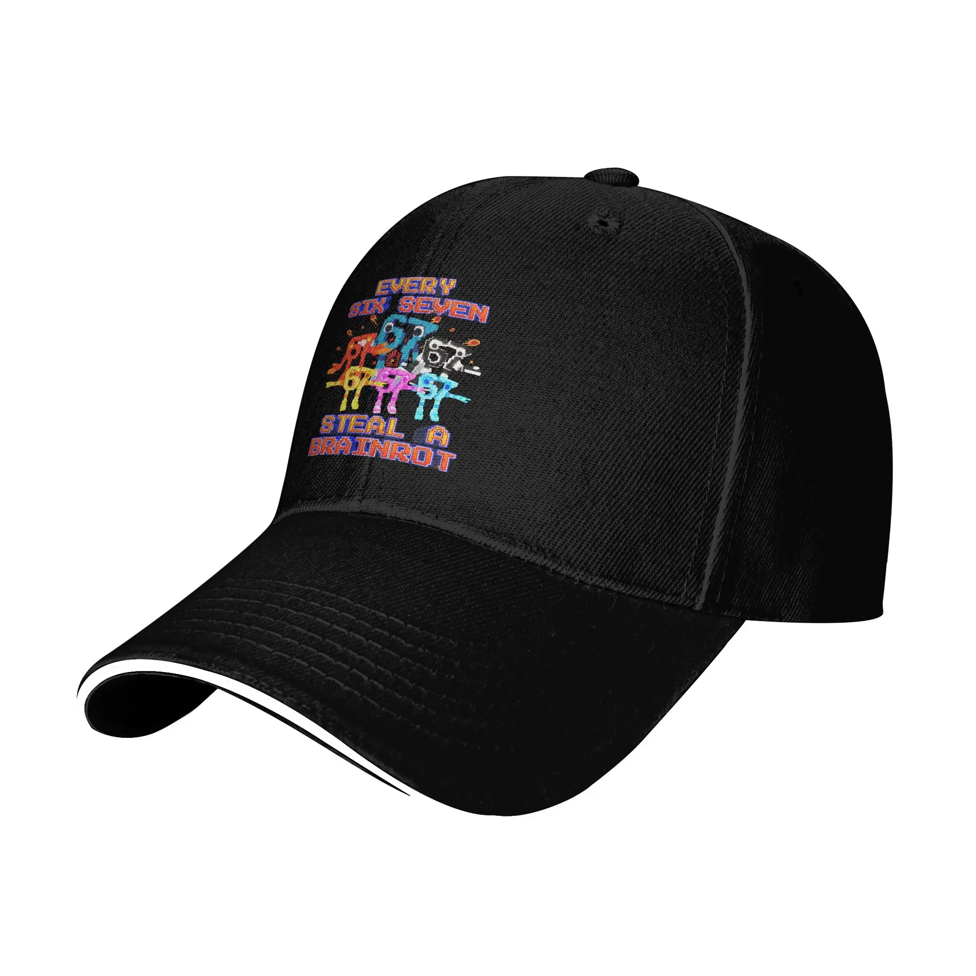Every 67 Six Seven 6-7 Funny Brainrot Steal a Brainrot Baseball Cap Fashion  Sandwich Hats Unisex Adjustable Dad Hat Outdoor