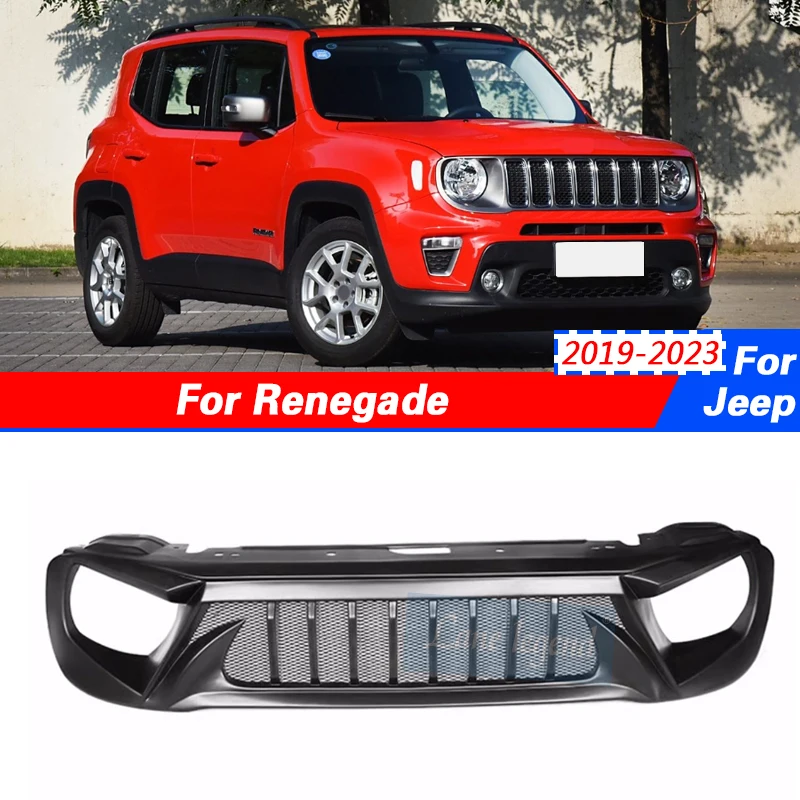 For Jeep Renegade 2019-2023 Racing Grills Grille Air Intake Styling Exterior Tuning Accessories Parts Ventilation Net