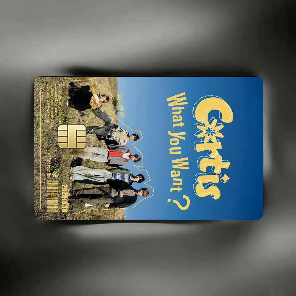 Hot Boy Band C-Cortis Decorative Waterproof Film Skin Cover Credit Card Stickers Debit Front Bank Bus