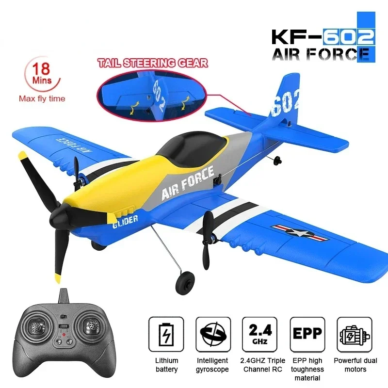KF602 RC Vliegtuig Professionele 2.4G Radio Afstandsbediening Vliegtuig EPP Schuim Vliegtuigen Zweefvliegtuig Vliegen Model Speelgoed Voor Kinderen geschenken