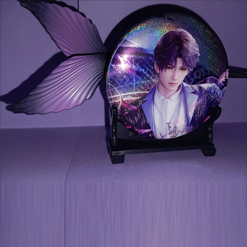 2025 DIY Decoration Ambitus Gift Anime Love And Deepspace Rafayel Qi Yu Cosplay Fishtail Dart Token Of Metal Model