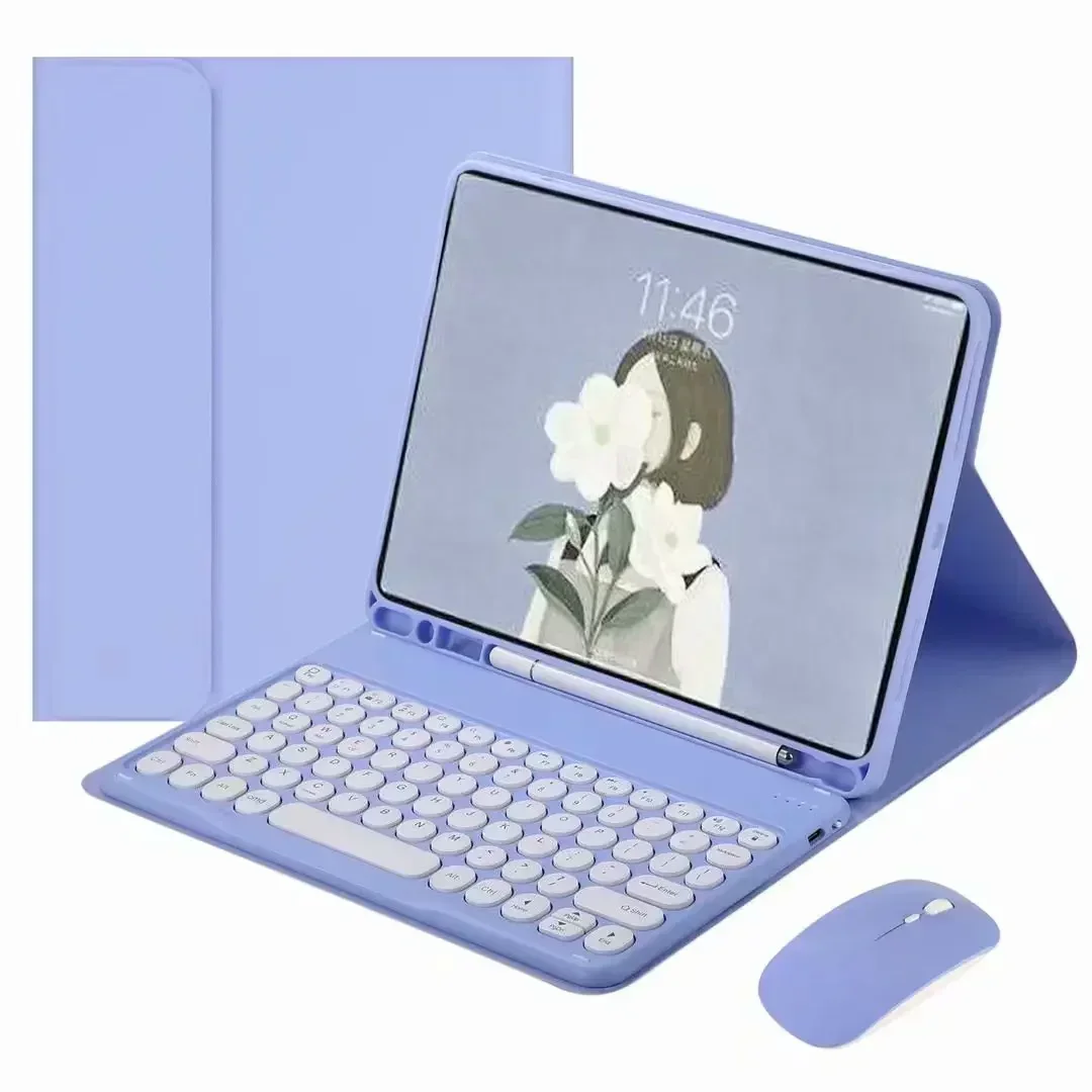 

Чехол с беспроводной магнитной клавиатурой для Samsung Galaxy Tab S10 Lite 10,9 дюймов 2025 SM-X400 SM-X406B, чехол с клавиатурой для планшетов Teclado