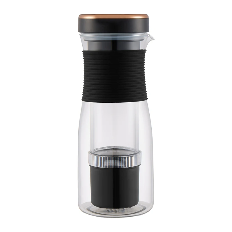 

Portable Smart Mini Electric Cold Brew Coffee Maker Iced Air Tight Instant Glass Makers With Touch-Screen UI