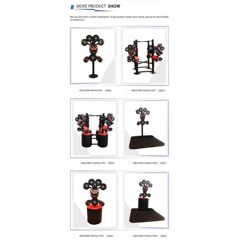 Adjustable boxing target machine for fitness equipment