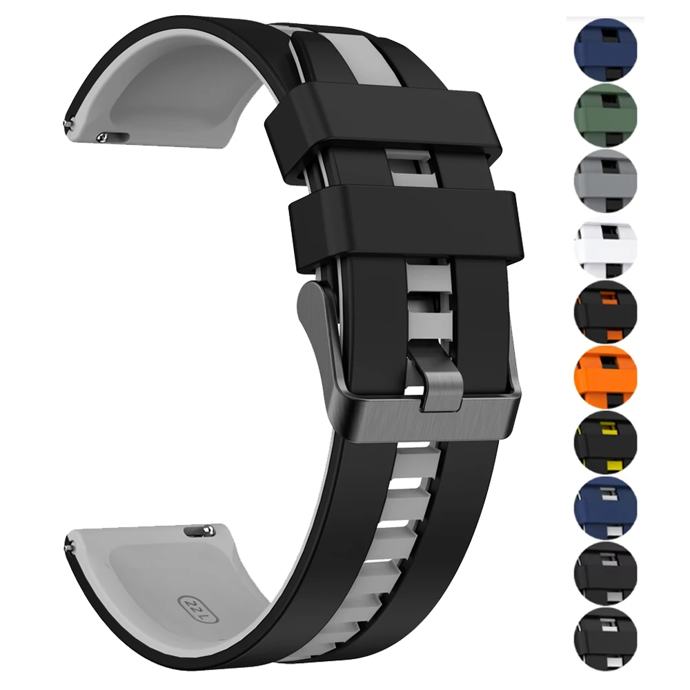 22mm 20mm Silicone Band for POLAR Vantage M3/M2/V3 Watch Strap for Polar Ignite 3 2/Grit X Pro/Pacer/Unite Replacement Bracelets