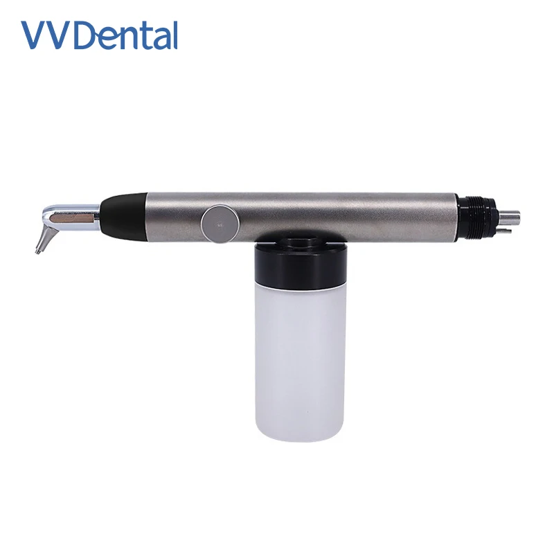 VV Quality Dental Aluminum Oxide Sandblasting Gun 2/4-Hole Air Abrasion Polisher for Teeth Whitening,Premium Micro Blaster Tool