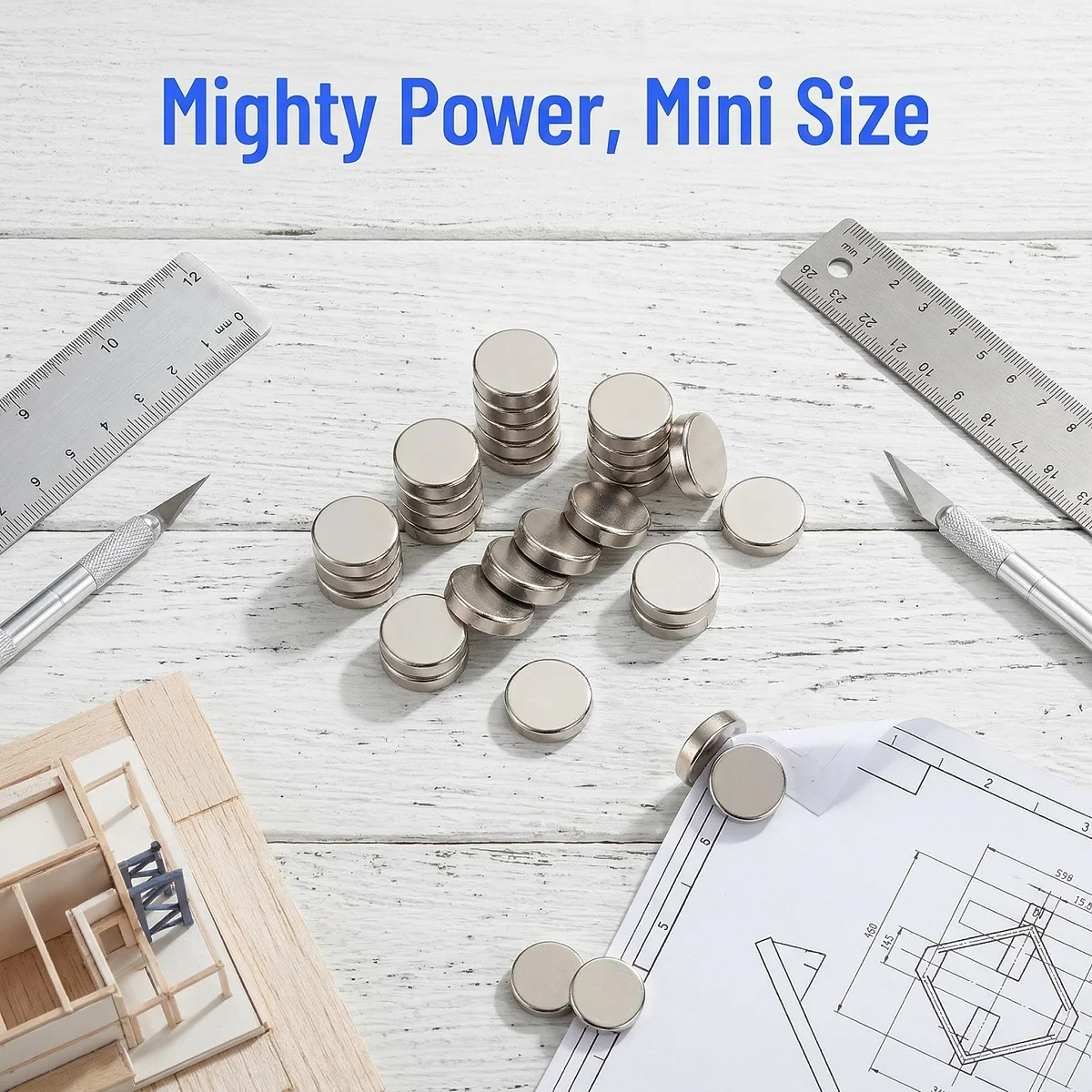 10/20/50pcs 10mm X 3mm Round Disc Magnets for Crafts DIY Sci