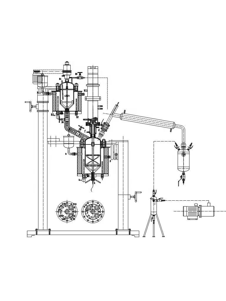 3L & 5L Small Laboratory Nylon Experimental Machine Reactor Equipment