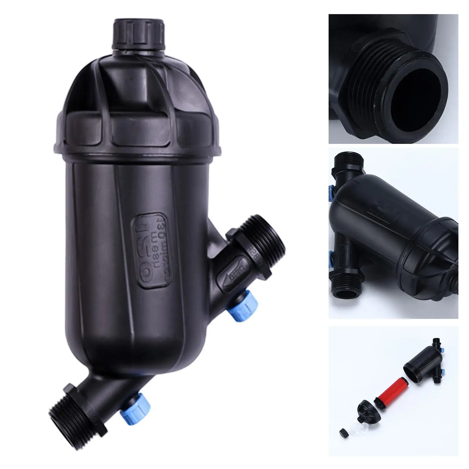 Landwirtschaftlicher Tropfbewässerungsfilter, Bewässerungssieb für Garten, Rasen, Zuhause