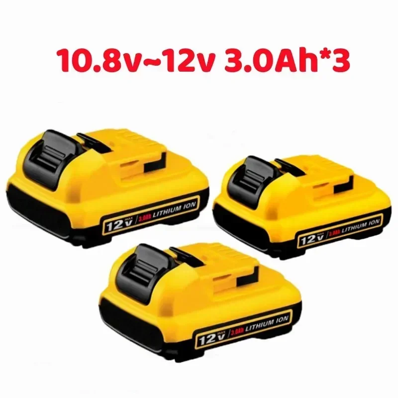 

Replacement for Dewalt DCB120 Lithium-ion Batteries 12V 3Ah Battery DCB123 DCB125 DCB124 DCB122 DCD710 Power Tools Battery