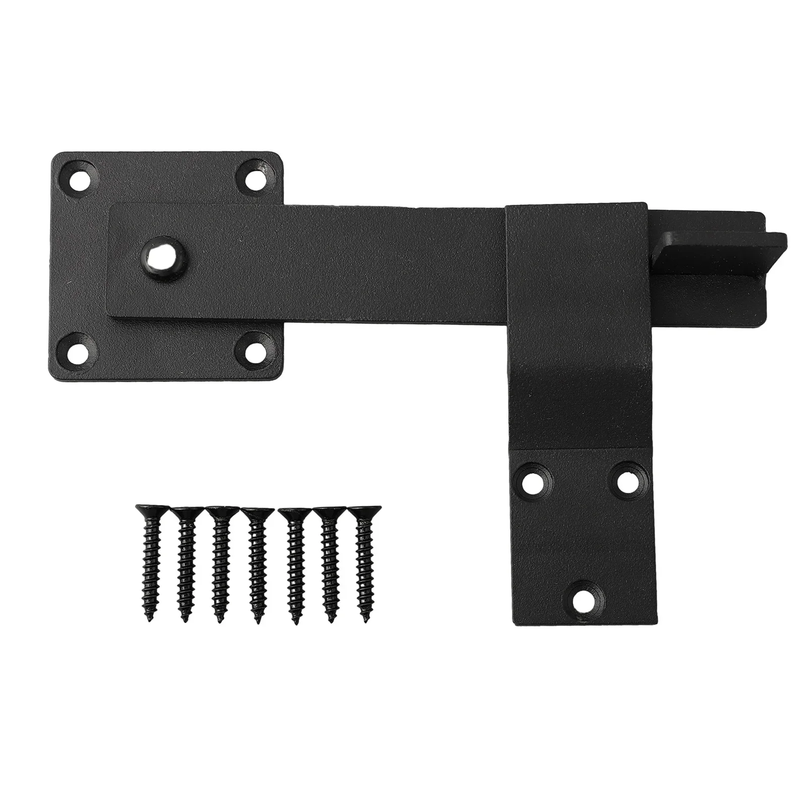 Barn Door Latch Latch With Screws 1pcs Barn Door Carbon Steel Flip Fence Gate Latch Protecting Personal Privacy Practical