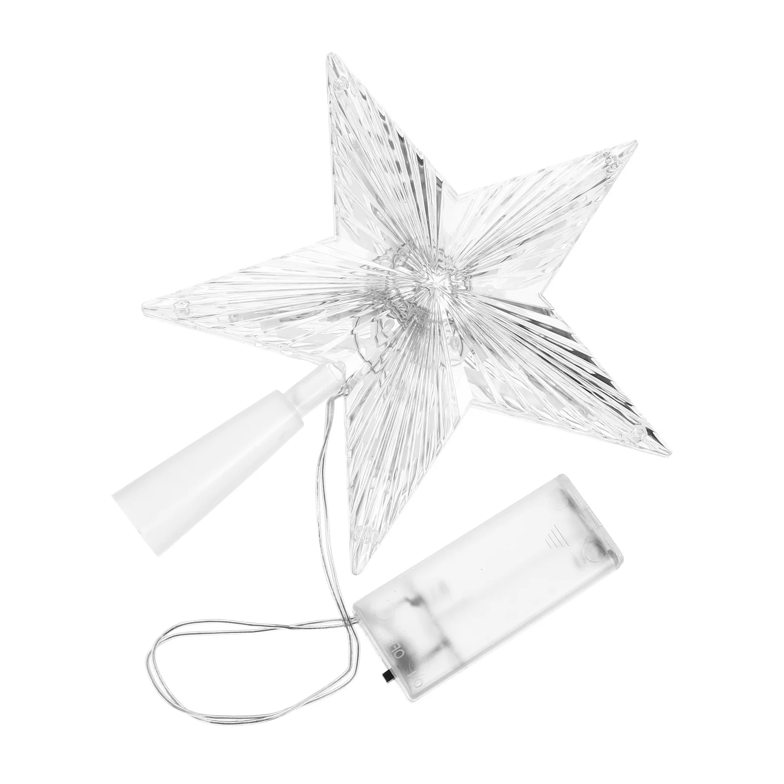 

Christmas Star Tree Topper Five Pointed Luminous Design Perfect for Home Mall Store Christmas Tree Ornaments Festival Decor