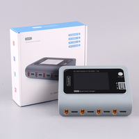 ToolkitRC Q4AC 4x50W 5A AC 100W 4 Port DC Smart Discharger Charger XT60/XT30 Optional for 1-4S Lipo Battery