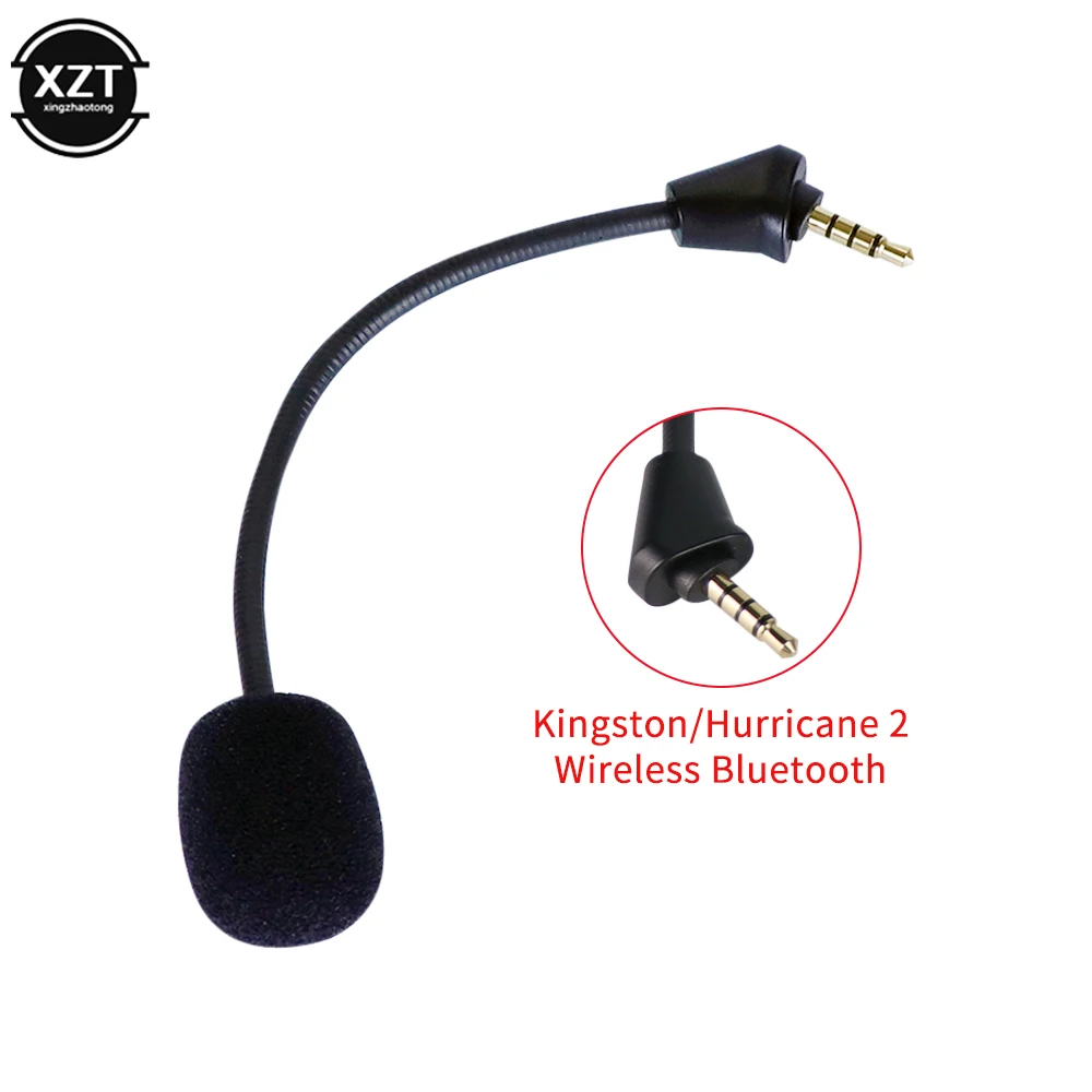 3.5mm Replacement Gaming Headset Microphone Adapter for Wireless Bluetooth-compatible Earphone Kingston HyperX Cloud Ⅱ