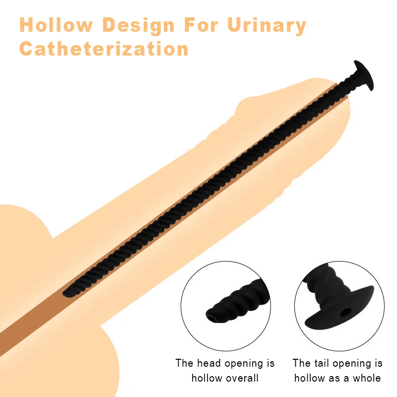 Brinquedos sexuais para homens cateterização oca hastes de olho de cavalo galo uretra dilatadores bdsm masturbador estimulador de próstata produto erótico