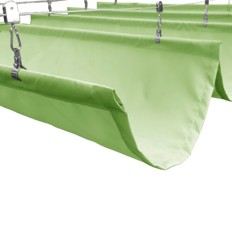 

Waterproof Telescopic Shading Sail Outdoor Pergola Retractable Wave Sun Shade Nets Garden Gazebo Shade Awning Balcony Sun Cover