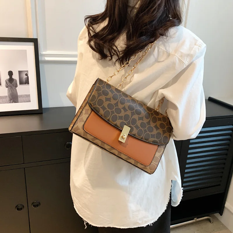 

2025 New Fashion Women's Shoulder Bag - High-end Printed Crossbody Purse Retro Luxury Underarm Bag