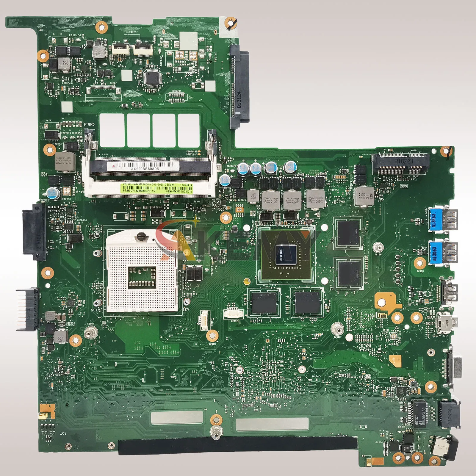 G55VW Laptop Motherboard For ASUS G55VW G55V Notebook Mainboard This item is in stock 100% tests OK fast shipping High quality